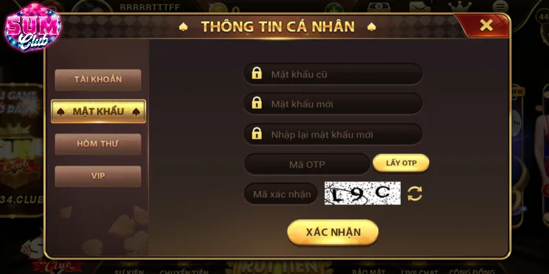 Cài đặt mật khẩu mạnh khi đăng ký tài khoản SUMCLUB Cài đặt mật khẩu mạnh khi đăng ký tài khoản SUMCLUB