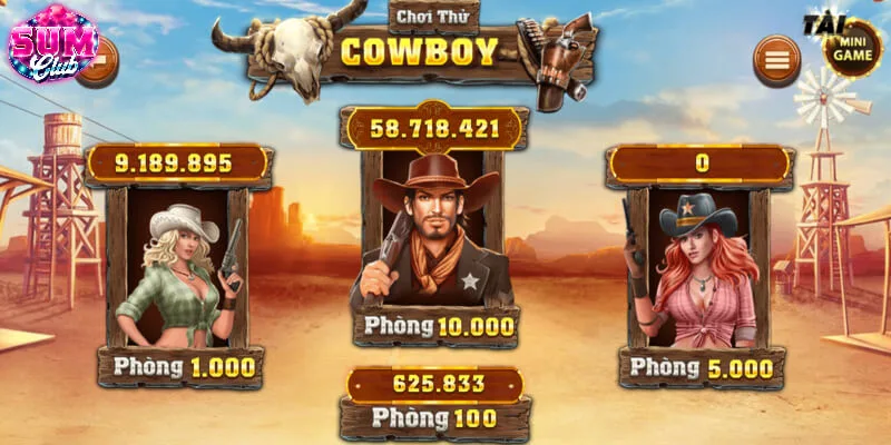 Huyền thoại Cowboy với 3 phòng cược thoải mái lựa chọn Huyền thoại Cowboy với 3 phòng cược thoải mái lựa chọn