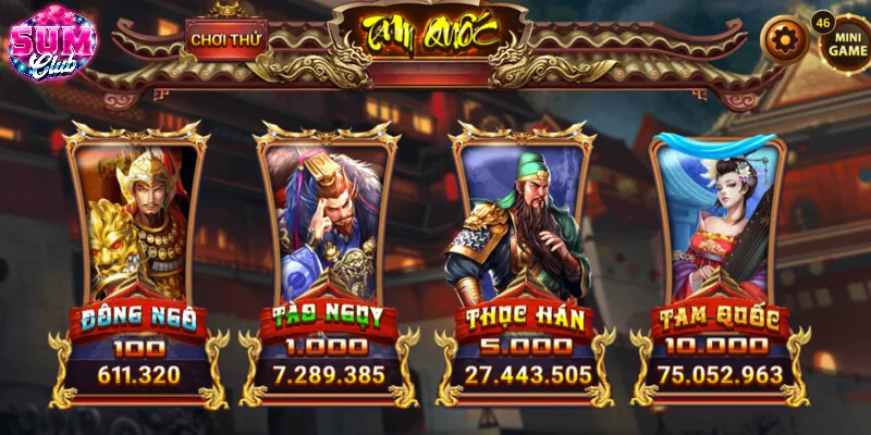 Khởi nghĩa Tam Quốc nổ hũ hấp dẫn của SUMCLUB Khởi nghĩa Tam Quốc nổ hũ hấp dẫn của SUMCLUB