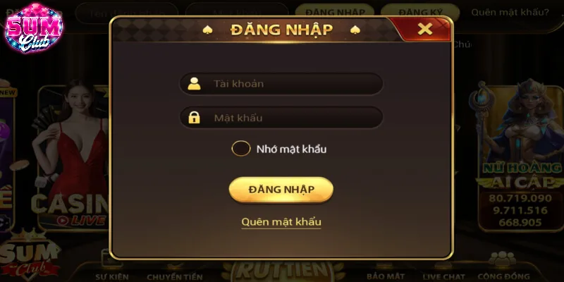 Liên hệ SUMCLUB khi gặp sự cố đăng nhập không thành công