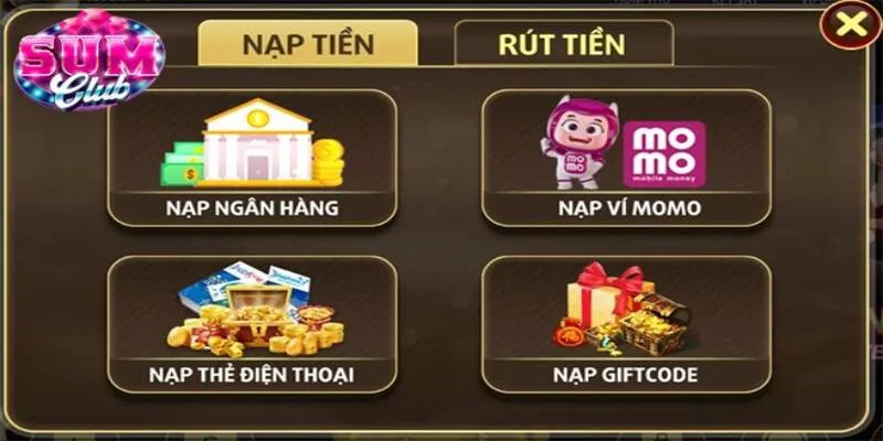 Người chơi cần nắm rõ điều kiện nạp rút tiền SUMCLUB trước khi giao dịch
