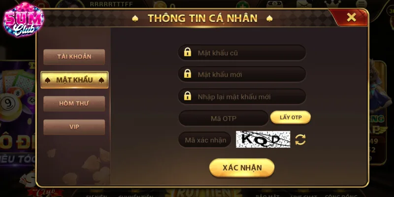 Tùy ý thay đổi thông tin tài khoản cá cược SUMCLUB Tùy ý thay đổi thông tin tài khoản cá cược SUMCLUB